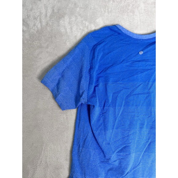 Lululemon Men’s M Vent Tech Short Sleeve Shirt Blue Gym Workout Run Athleisure - Picture 10 of 11